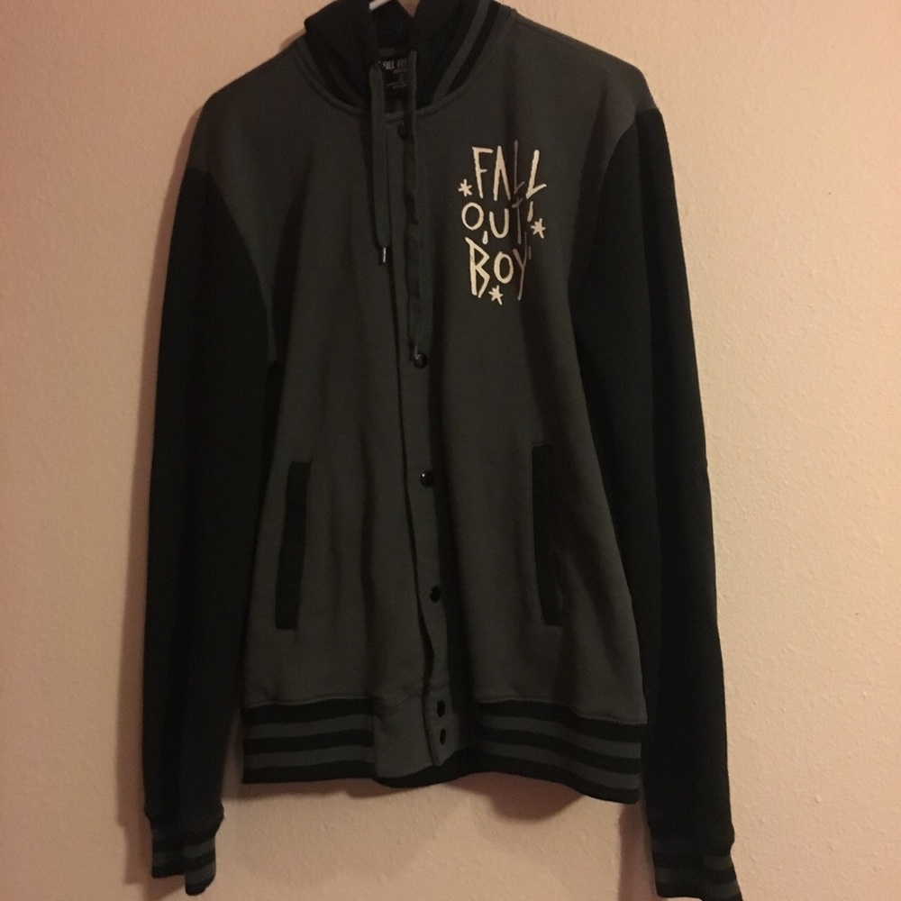 Fall out boy varsity jacket from hot topic